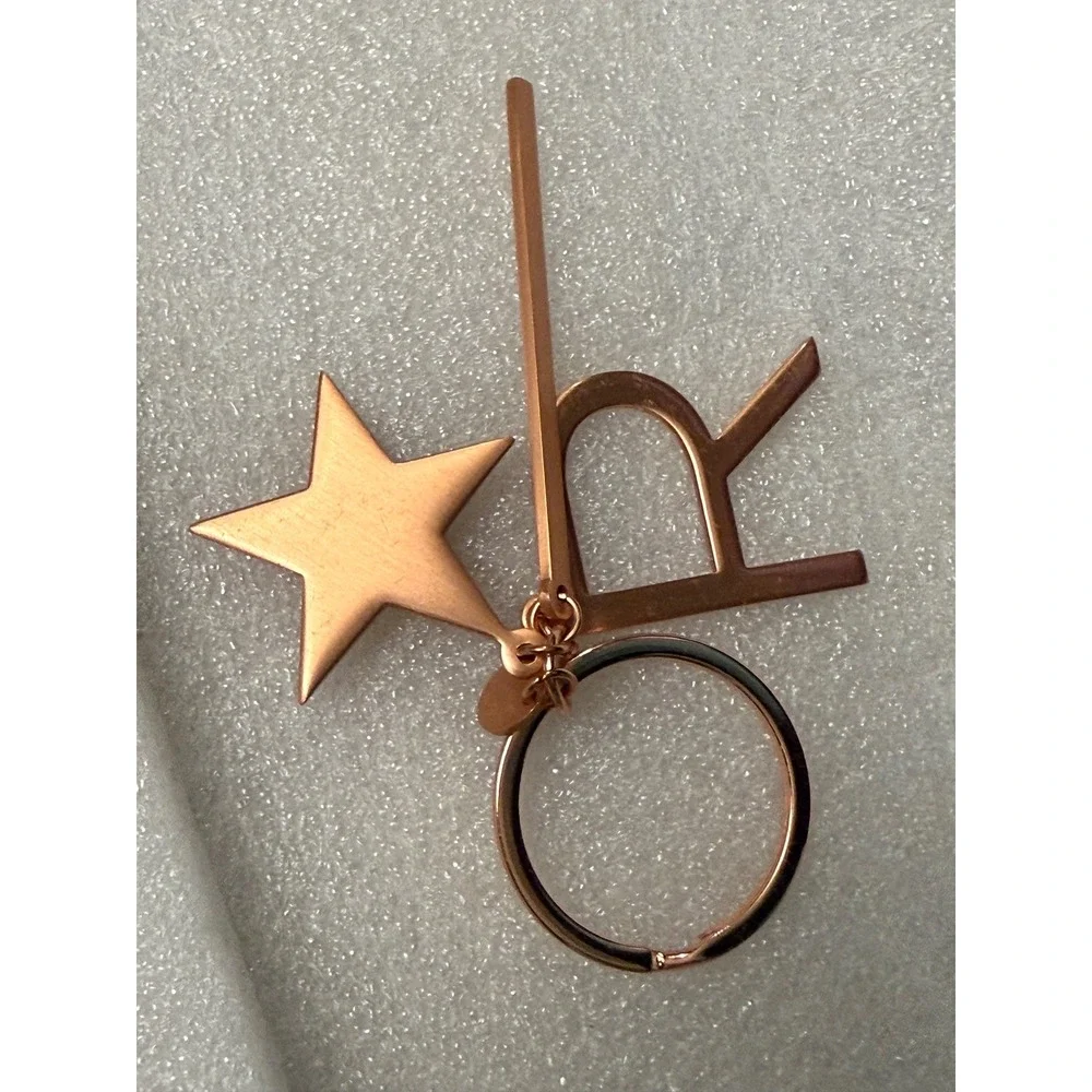Starbucks Reserve Keychain Rose Gold Star R Logo Roastery Minimalist Bag Charm